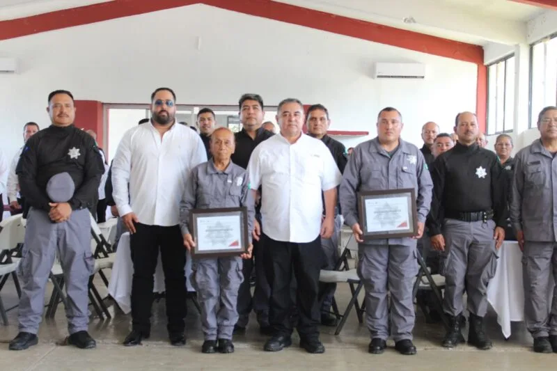 Reciben custodios de Tamaulipas reconocimiento a nivel federal y Medalla al Mérito Penitenciario 2025