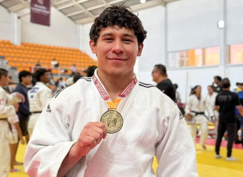 Alumno de la UAT conquista el oro en torneo nacional de judo