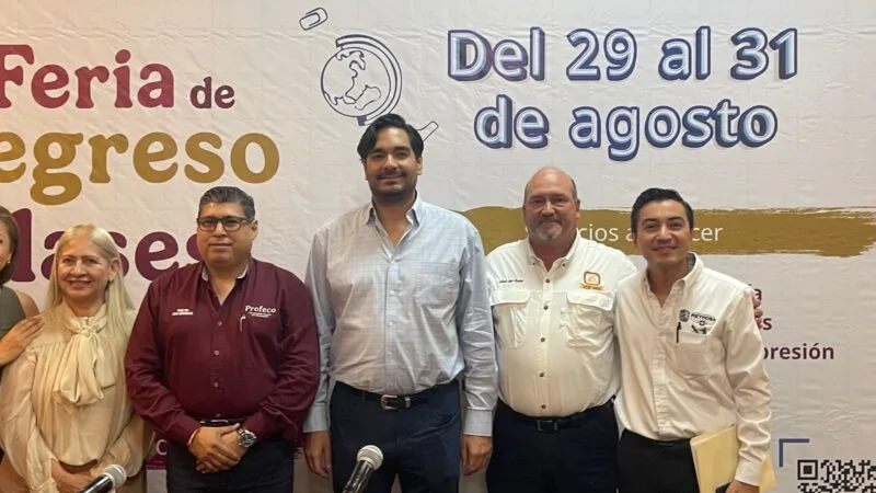 Gobierno municipal, PROFECO y CANACO anuncian apoyos directos para familias en la feria de regreso a clases