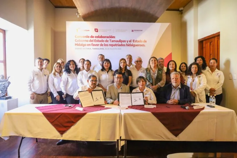 Suman esfuerzos Tamaulipas e Hidalgo en favor de migrantes repatriados