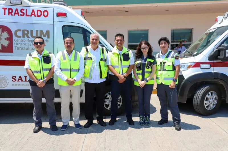 Entrega SST ambulancia al CRUM de la zona sur de Tamaulipas