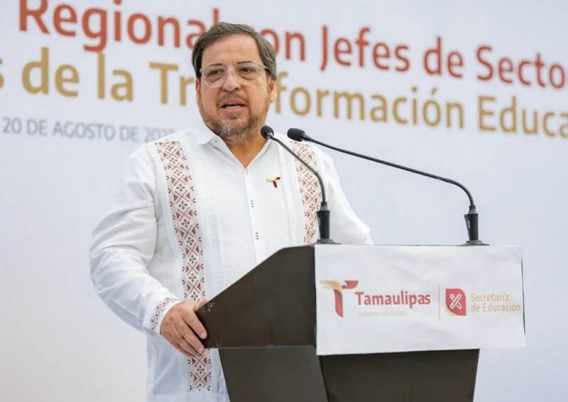 Llega Mario Delgado a inaugurar nuevo CBTis en Reynosa y ampliar la cobertura educativa