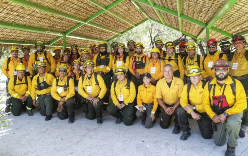 Refuerzan preparación de brigadas forestales