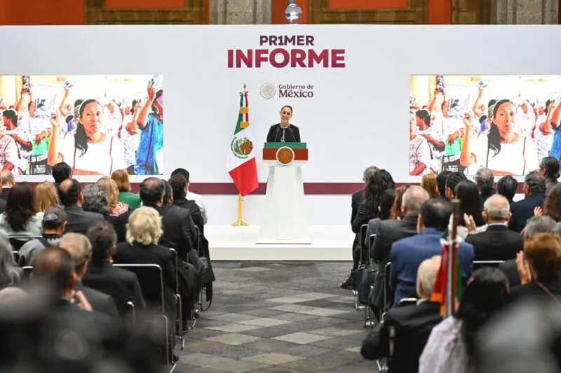 Asiste Américo al Primer Informe de la presidenta Claudia Sheinbaum