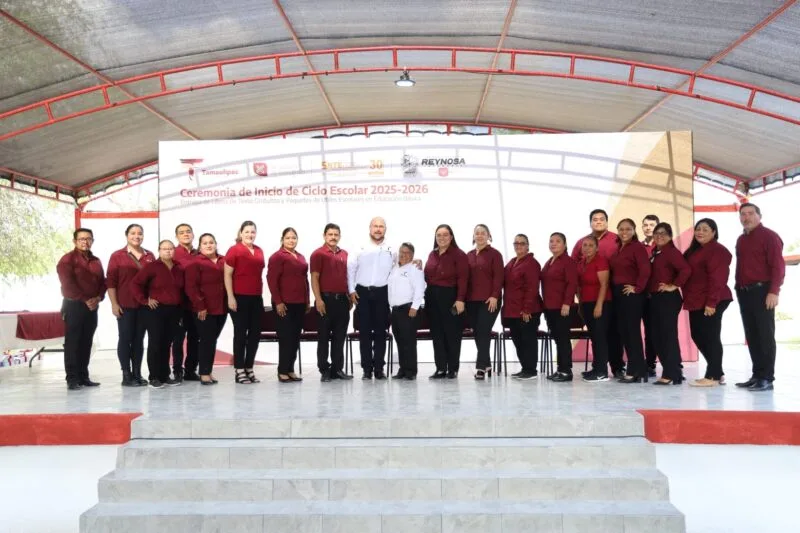 Arranca secretario general de Gobierno ciclo escolar 2025-2026 en Reynosa con firme compromiso por la educación y la equidad social