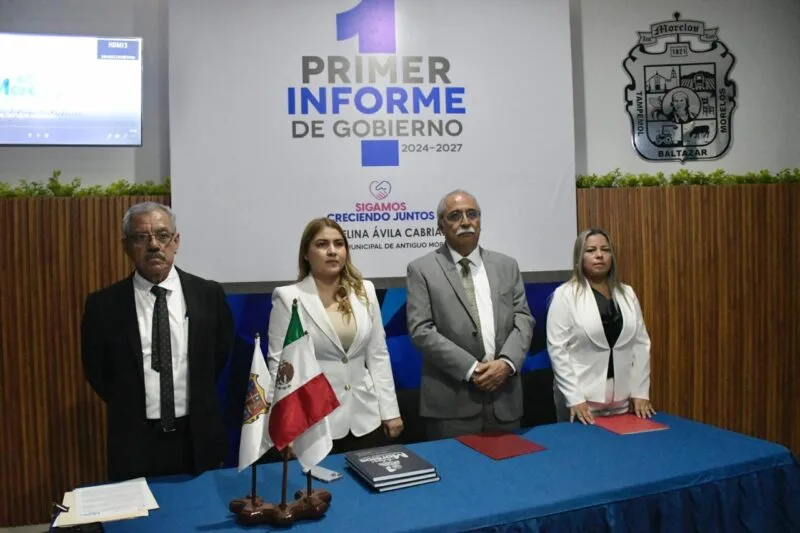 Asiste secretario de Desarrollo Rural al informe de la presidenta de Antiguo Morelos