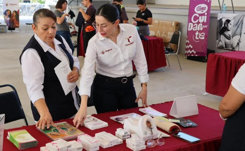 Realizan Feria de Servicios para las Mujeres por la Paz en Ciudad Victoria