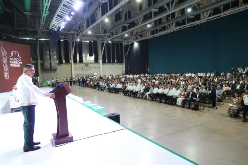 Inaugura Américo la 5ª edición del México Carbon Forum en Tampico