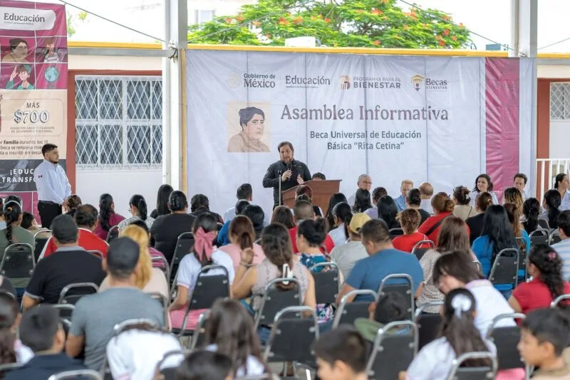 Garantiza Beca “Rita Cetina” cobertura y permanencia escolar en Tamaulipas