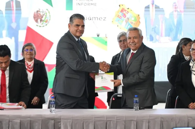 Dialogando.- Rinde Lorenzo Morales su 1er Informe de Gobierno