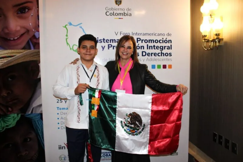 Destaca Tamaulipas en foro internacional sobre derechos de la niñez y adolescencia en Colombia