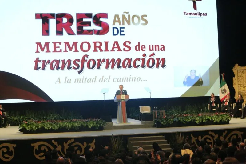A tres años de la transformación, Américo rinde mensaje al pueblo de Tamaulipas
