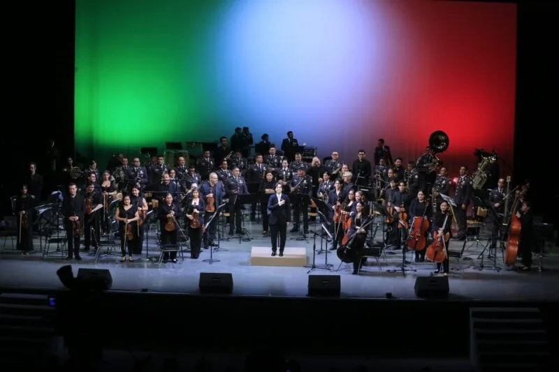 Presenta Guardia Nacional espectáculo de danza y música en el Festival Internacional en la Costa del Seno Mexicano