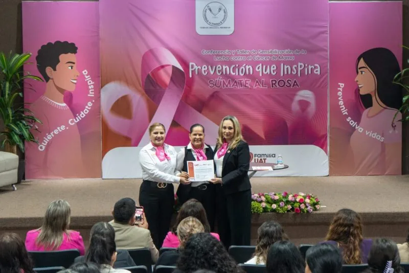 Promueve la UAT prevención y sensibilización sobre el cáncer de mama