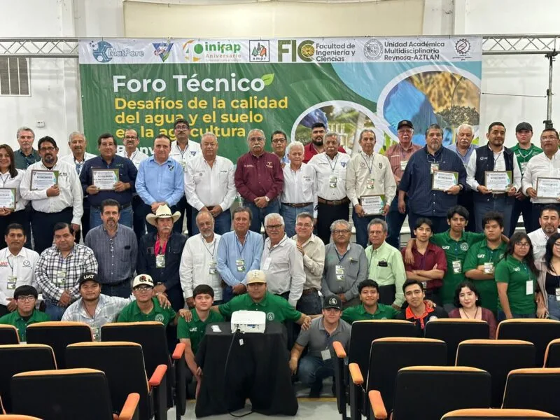 Realizan foro técnico sobre calidad del agua y suelo en la agricultura en Río Bravo