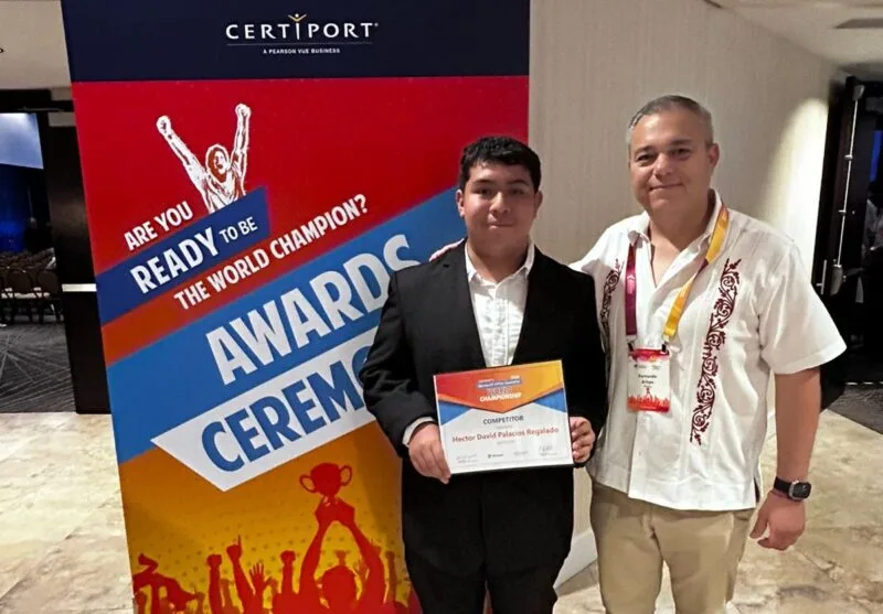 Destaca alumno de CONALEP Tamaulipas en campeonato mundial de Microsoft