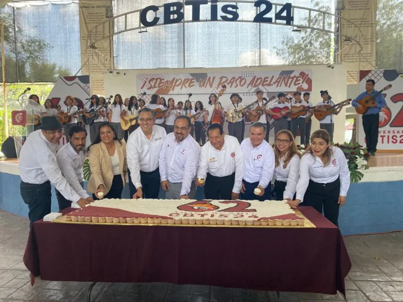 Celebra CBTIS 24 aniversario 62 reafirmando su excelencia académica en el estado