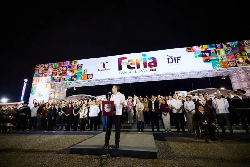 Inaugura Américo Villarreal la Feria Tamaulipas 2025, una fiesta de unidad y tradición