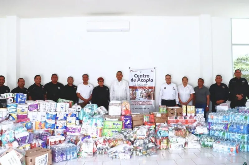 Se suma SSPT a colecta en apoyo a familias afectadas por inundaciones en Tamaulipas y Veracruz
