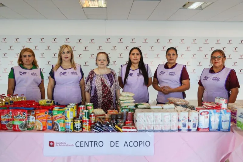 Secretaría de Administración se suma a colecta en apoyo a familias afectadas por inundaciones