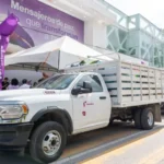 Dona SET 16 toneladas de víveres para afectados por inundaciones en la región huasteca