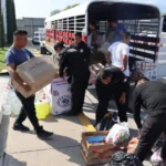 Aporta SSPT más de 10 toneladas de alimentos para familias afectadas por inundaciones en Tamaulipas y Veracruz