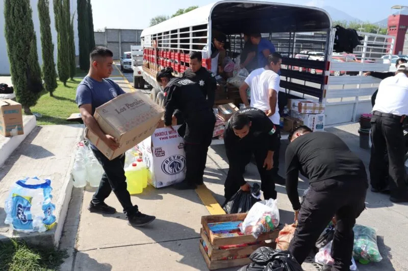Aporta SSPT más de 10 toneladas de alimentos para familias afectadas por inundaciones en Tamaulipas y Veracruz