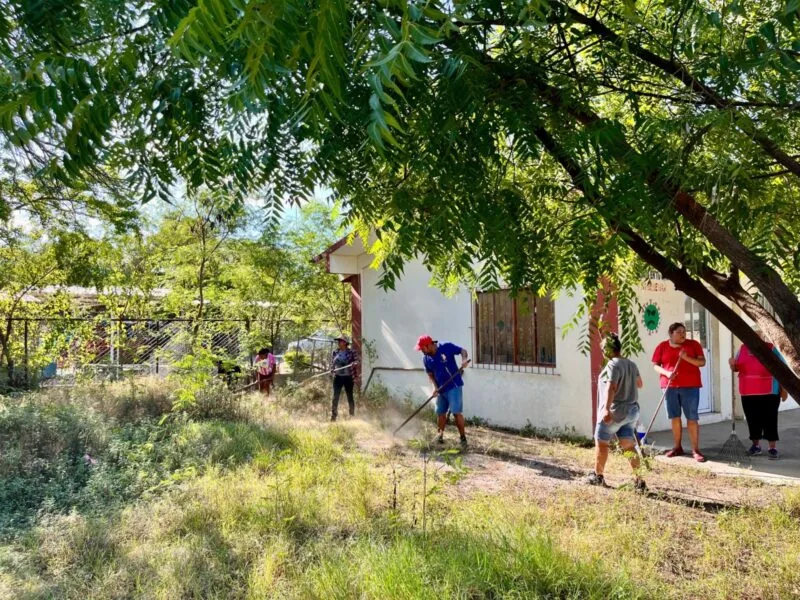 Colabora SEBIEN en mejoramiento del entorno