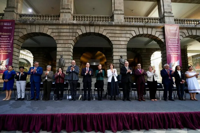 Rector de la UAT asiste a reunión de universidades con Claudia Sheinbaum