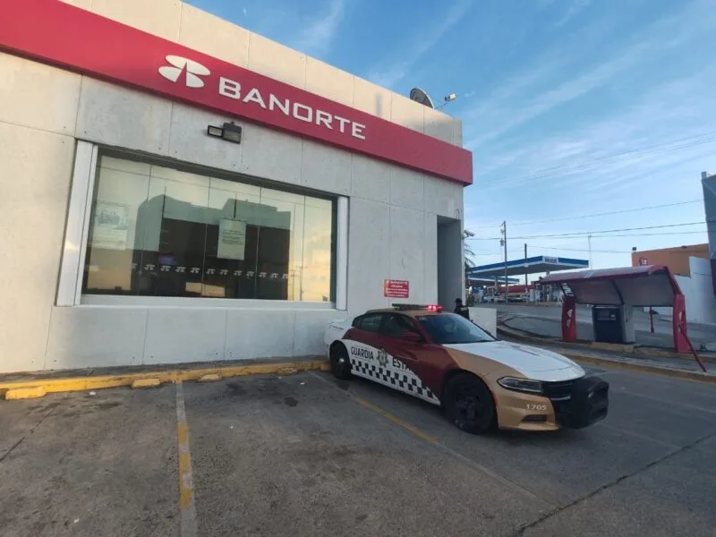 Tiene Guardia Estatal vigilancia permanente en instituciones bancarias