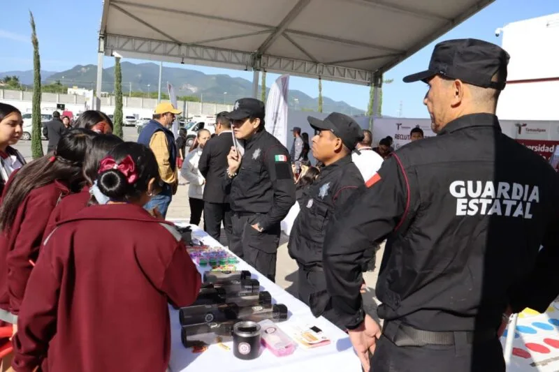 Niños y niñas de Tamaulipas celebran tercer aniversario de la Guardia Estatal
