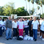 Refuerza SET valores y prevención entre estudiantes en caminata por la paz y contra las adicciones