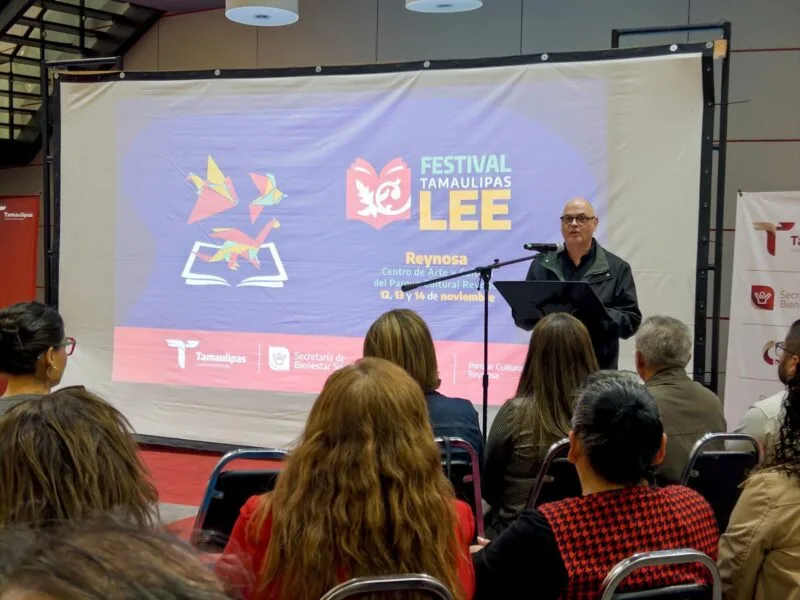 Festival Tamaulipas LEE abre en Reynosa con el recital literario “Río Guayalejo” de Baudelio Camarillo