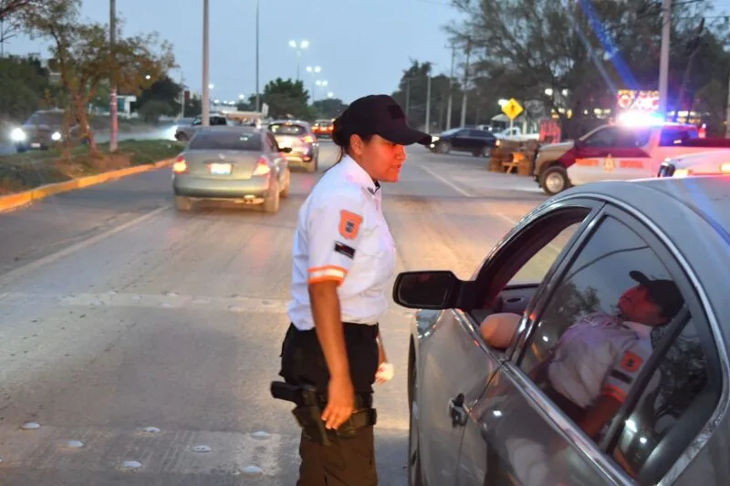 Participa Tránsito Estatal en operativo interinstitucional de prevención de accidentes viales