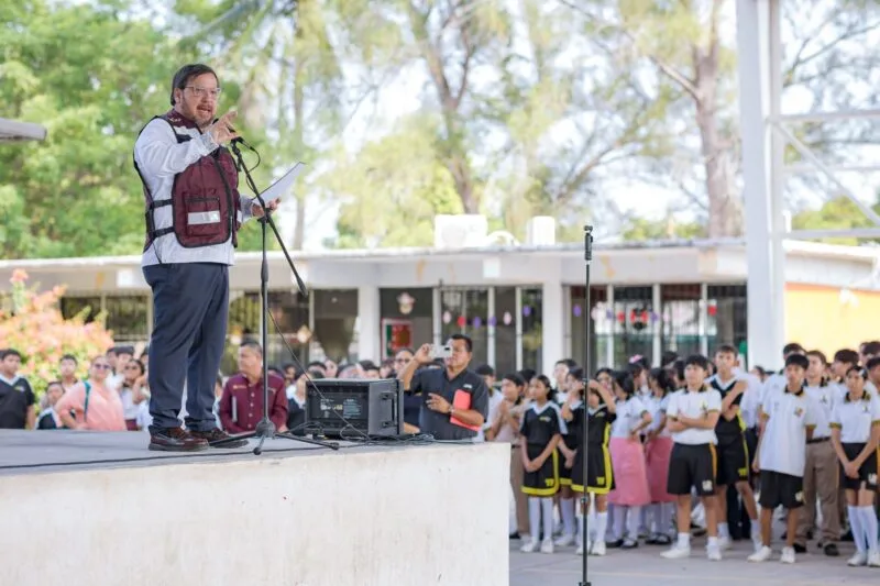 Anuncia SET inversión de más de 19 MDP para la modernización eléctrica de la Secundaria “Isaac Newton” en Madero