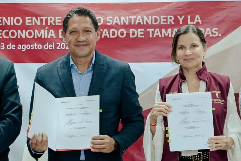 Convenio Economía – Santander México otorga créditos por 92 mdp a MiPyMEs tamaulipecas