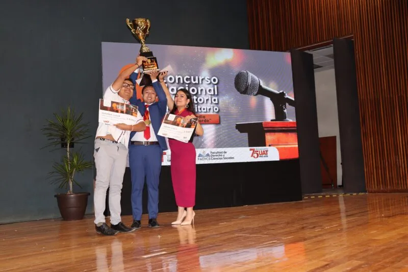 Realiza la UAT con éxito el Primer Concurso Nacional de Oratoria Universitario