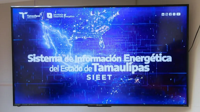 Impulsa Tamaulipas su potencial energético con su propio Sistema de Información Energética del Estado de Tamaulipas (SIEET)
