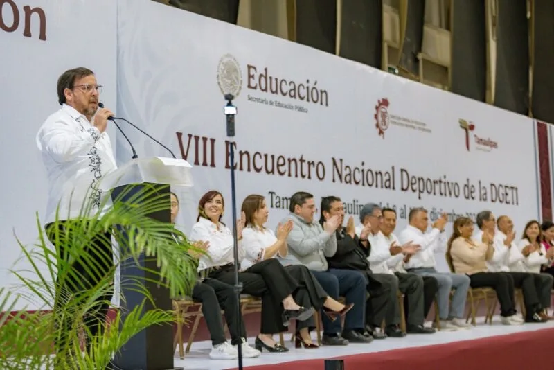 Inaugura secretario de Educación Encuentro Nacional Deportivo DGETI 2025