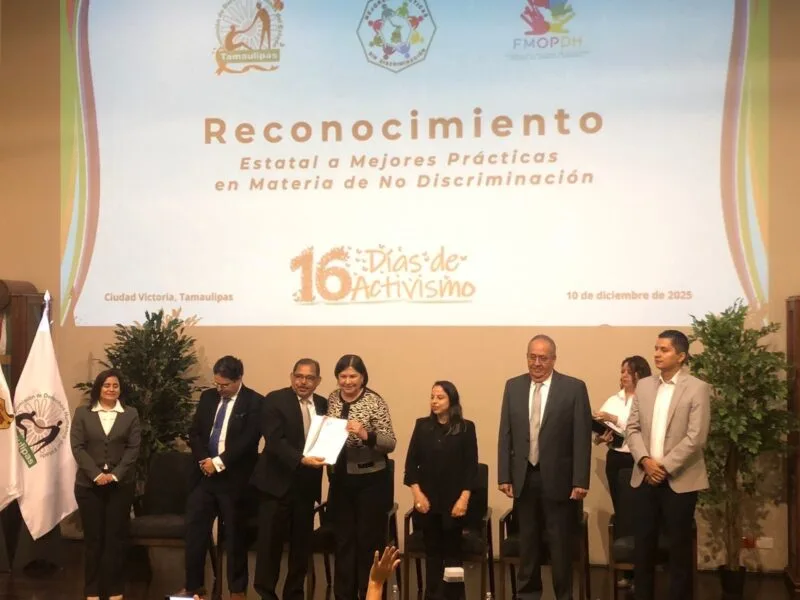 Instituto Tamaulipeco para los Migrantes es galardonado en prácticas de no discriminación