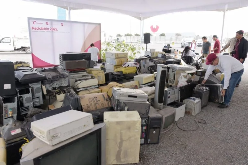 Responde ciudadanía al llamado ambiental con Reciclatón