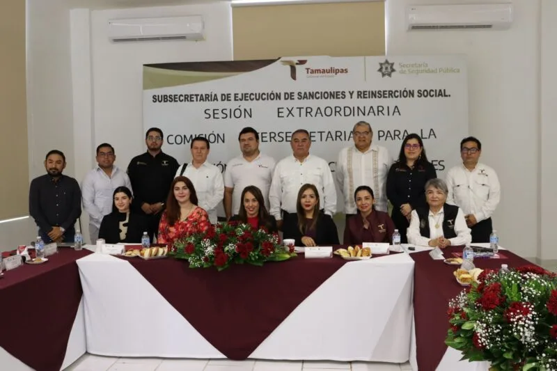 Celebra SSPT sesión extraordinaria de la Comisión Intersecretarial para la Reinserción Social y Servicios Post Penales