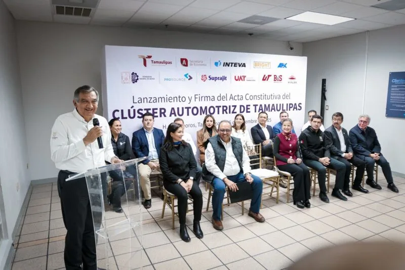 Consolida Tamaulipas su competitividad; lanza Clúster Automotriz