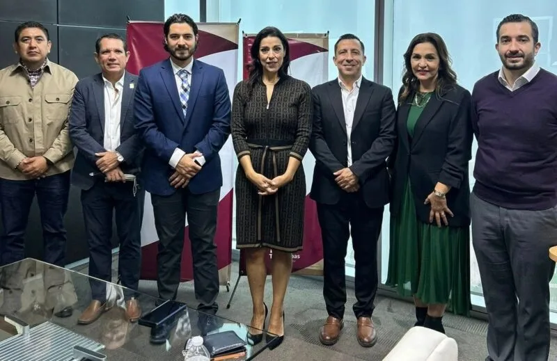 Fortalece STPS coordinación con CANACO Victoria para impulsar la actividad comercial en Tamaulipas