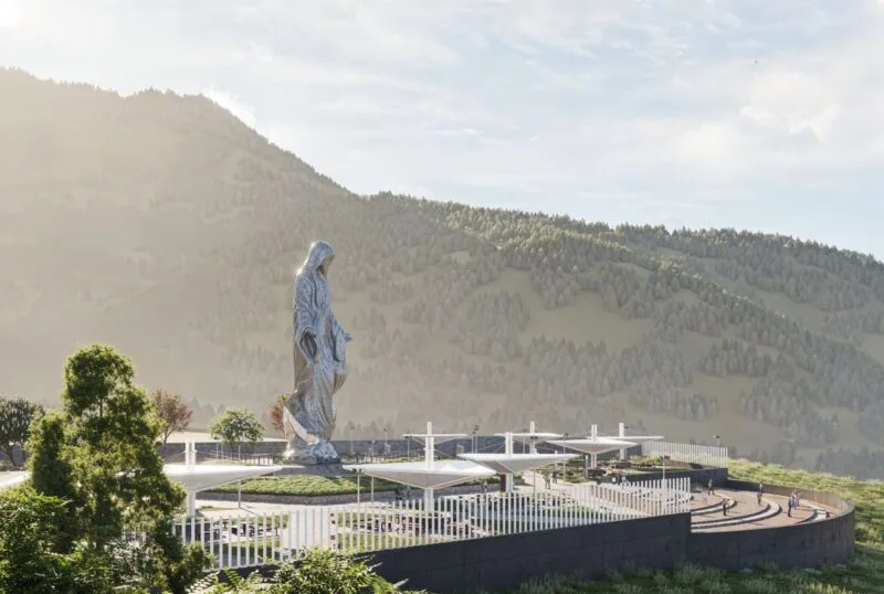 Inicia construcción deplazoleta turística en El Chorrito