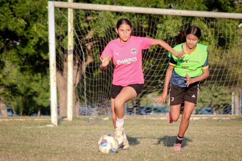 Finaliza INDE Tamaulipas proceso de visorías en futbol femenil rumbo a Olimpiada Nacional 2026