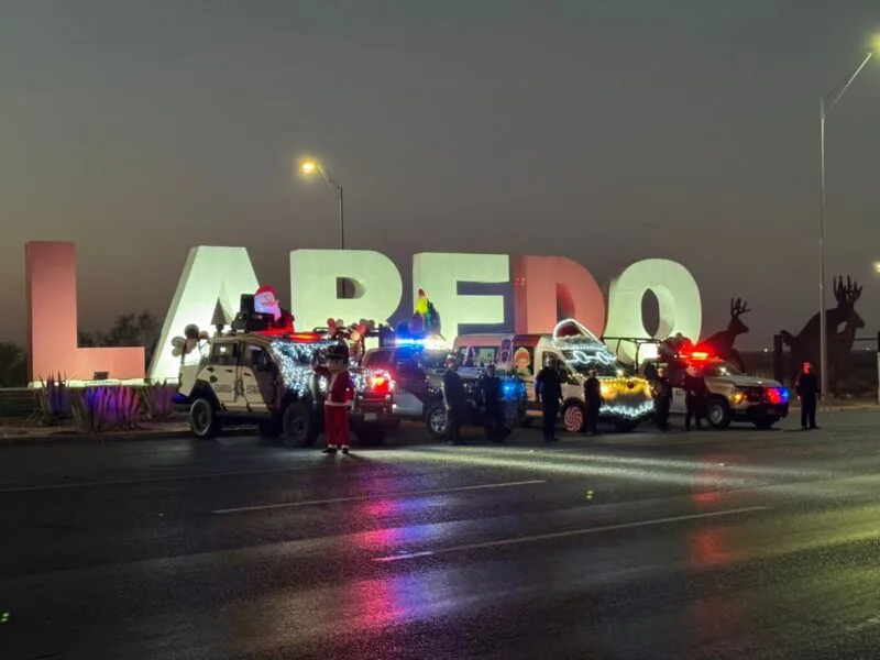 Personal de la Guardia Estatal alegra a niñez de Nuevo Laredo con posadas