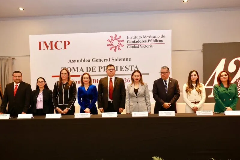 Refrenda Gobierno de Tamaulipas colaboración institucional con nueva dirigencia del Instituto Mexicano de Contadores Públicos de Ciudad Victoria