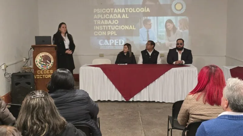 Fortalece CEDES Victoria salud emocional del personal penitenciario y administrativo