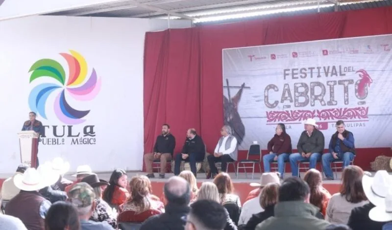 Dialogando.- Inaugura Américo 2o Festival del Cabrito en el Pueblo Mágico de Tula